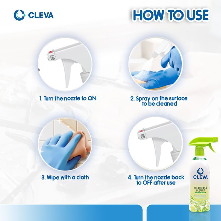 How to use CLEVA Multi-Purpose Spray